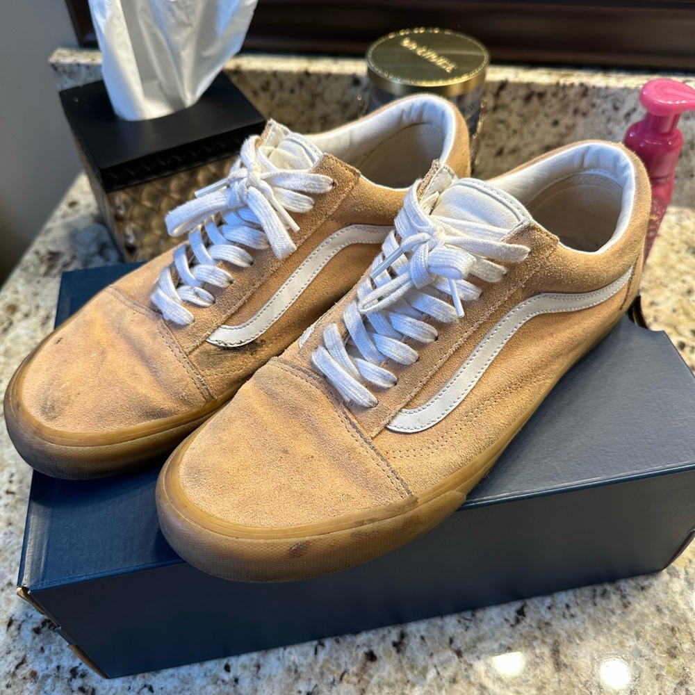 Vans skate low - light orange / peach size 12